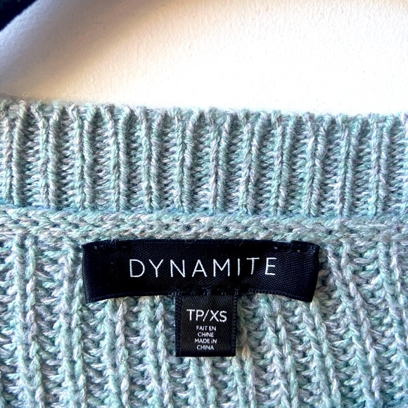 Dynamite teal sweater - Picture 2 of 4